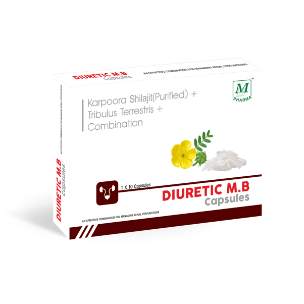 Diuretic M.B Capsules - M.B. Pharma (1 x 10 Caps)