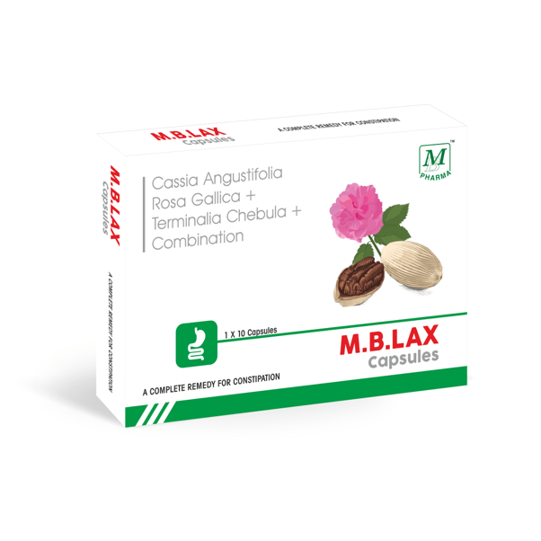 M.B. Lax Capsules - M.B. Pharma (10 Caps)