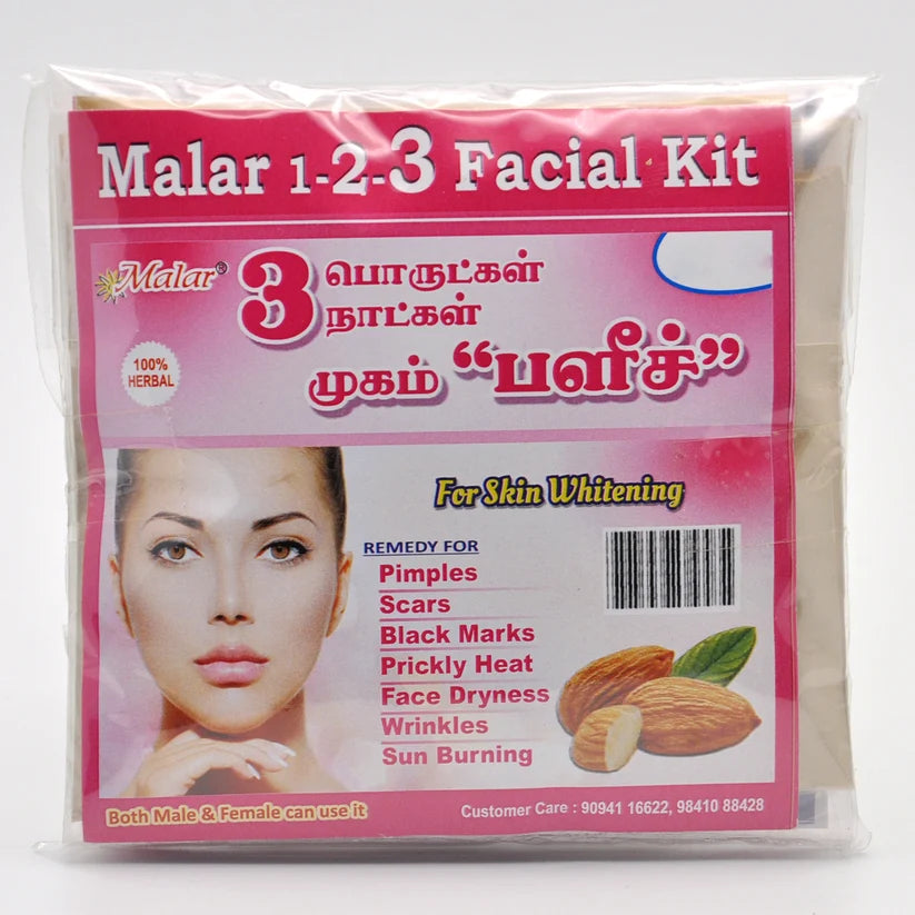 123 Facial Kit (Pack of 4)- Malar Herbals