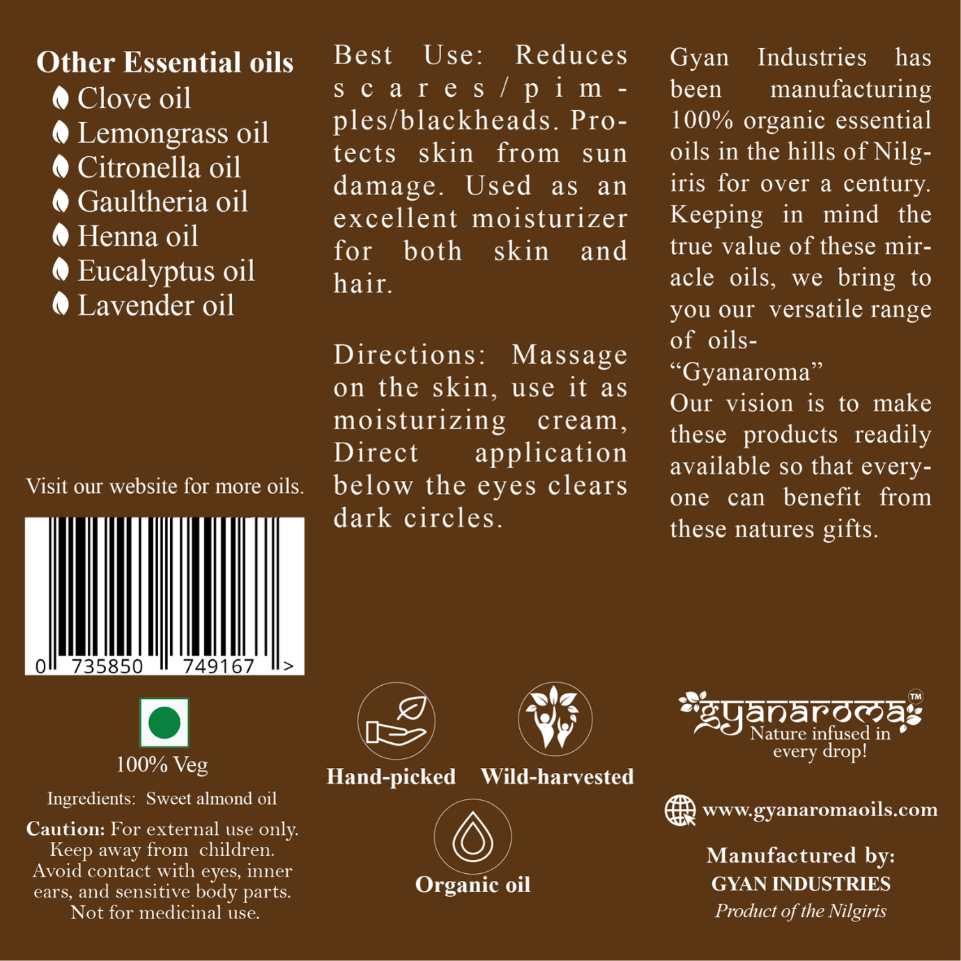 Almond Oil - Gyanaroma