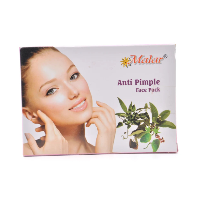 Anti Pimple Face Pack (120g - Pack of 4) - Malar Herbals