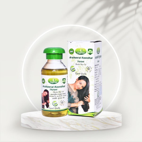 Araikeerai Koondhal Thylam - Zigma Herbals