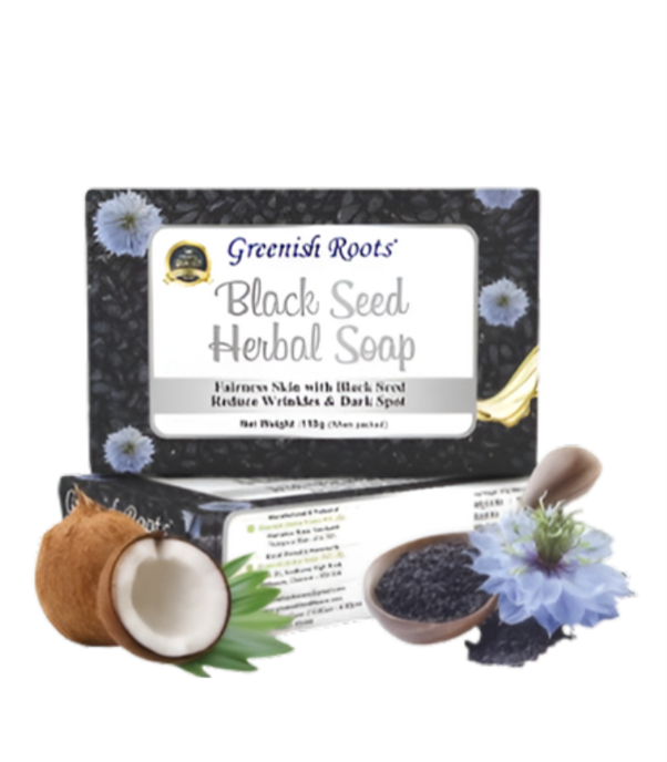 Black Seed Hand Made Soap - Greenish Roots Healthcare