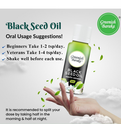 Black Seed Oil 100ml - Greenish Roots Healthcare