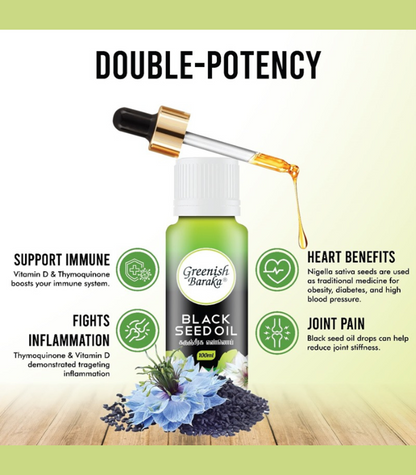 Black Seed Oil 200ml - Greenish Roots Healthcare