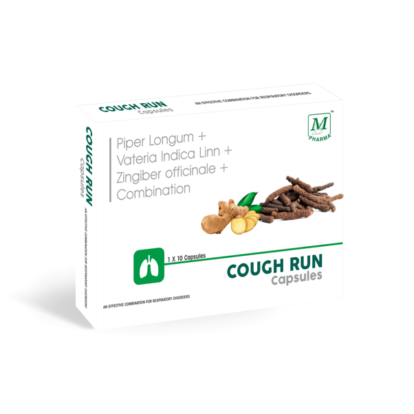 Cough Run Capsules - M.B. Pharma (1x10 Caps)