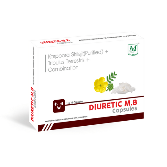 Diuretic M.B Capsules - M.B. Pharma (1 x 10 Caps)