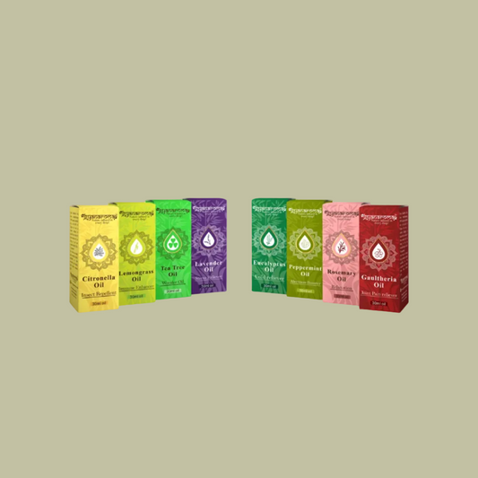 Essential Oil Pack - Gyanaroma (30ml Each)