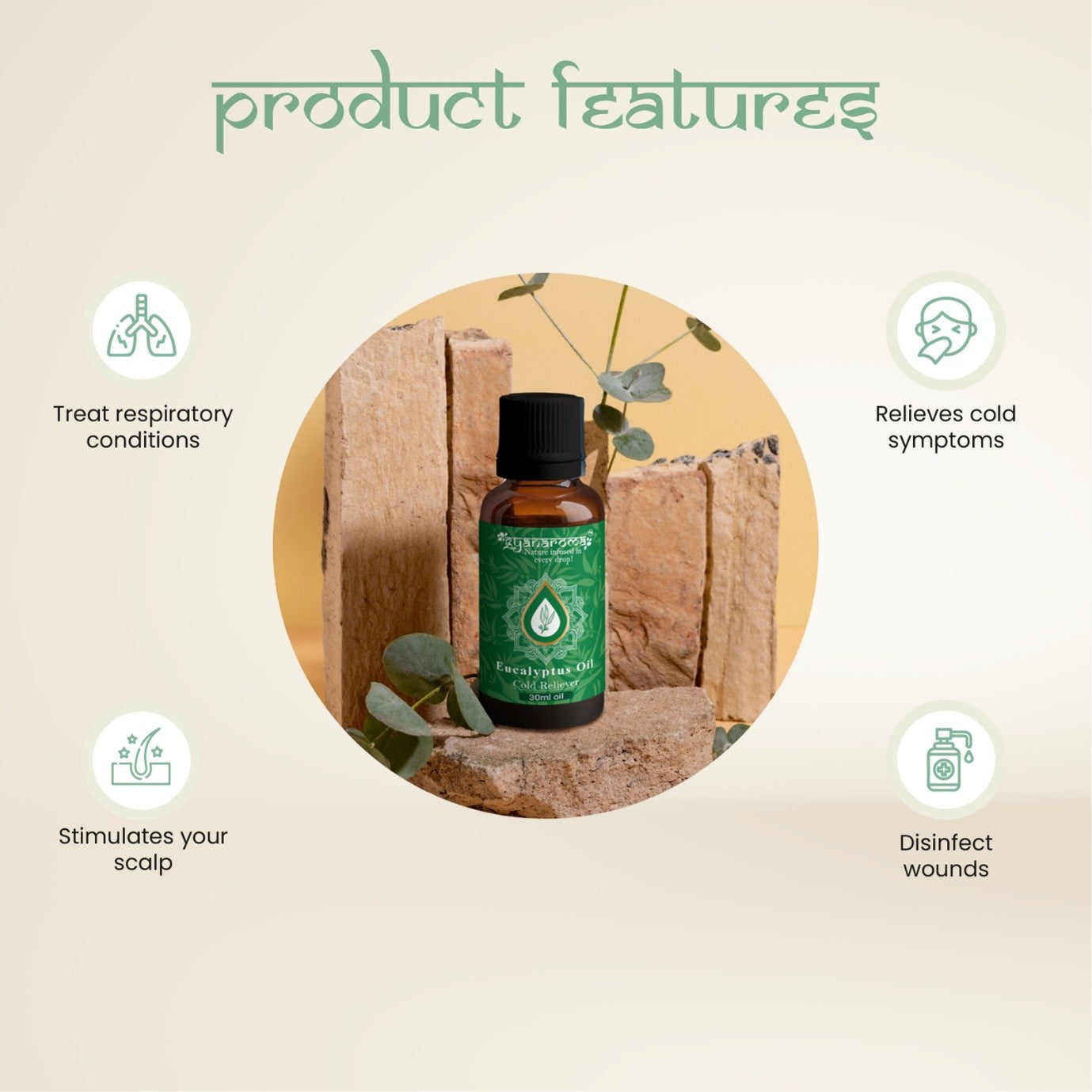 Eucalyptus Oil - Gyanaroma