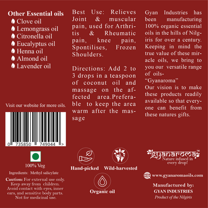 Gaultheria Oil - Gyanaroma