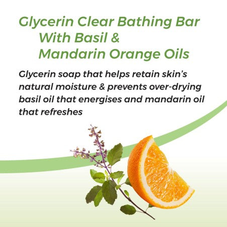 Glycerin Clear Bathing Bar - Refreshing Bath - Super Saver Pack (300g) - K P Namboodiris