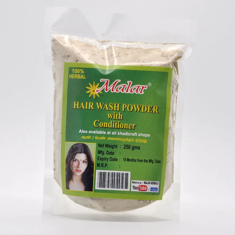 Hair Wash Powder with Conditioner - Malar Herbals