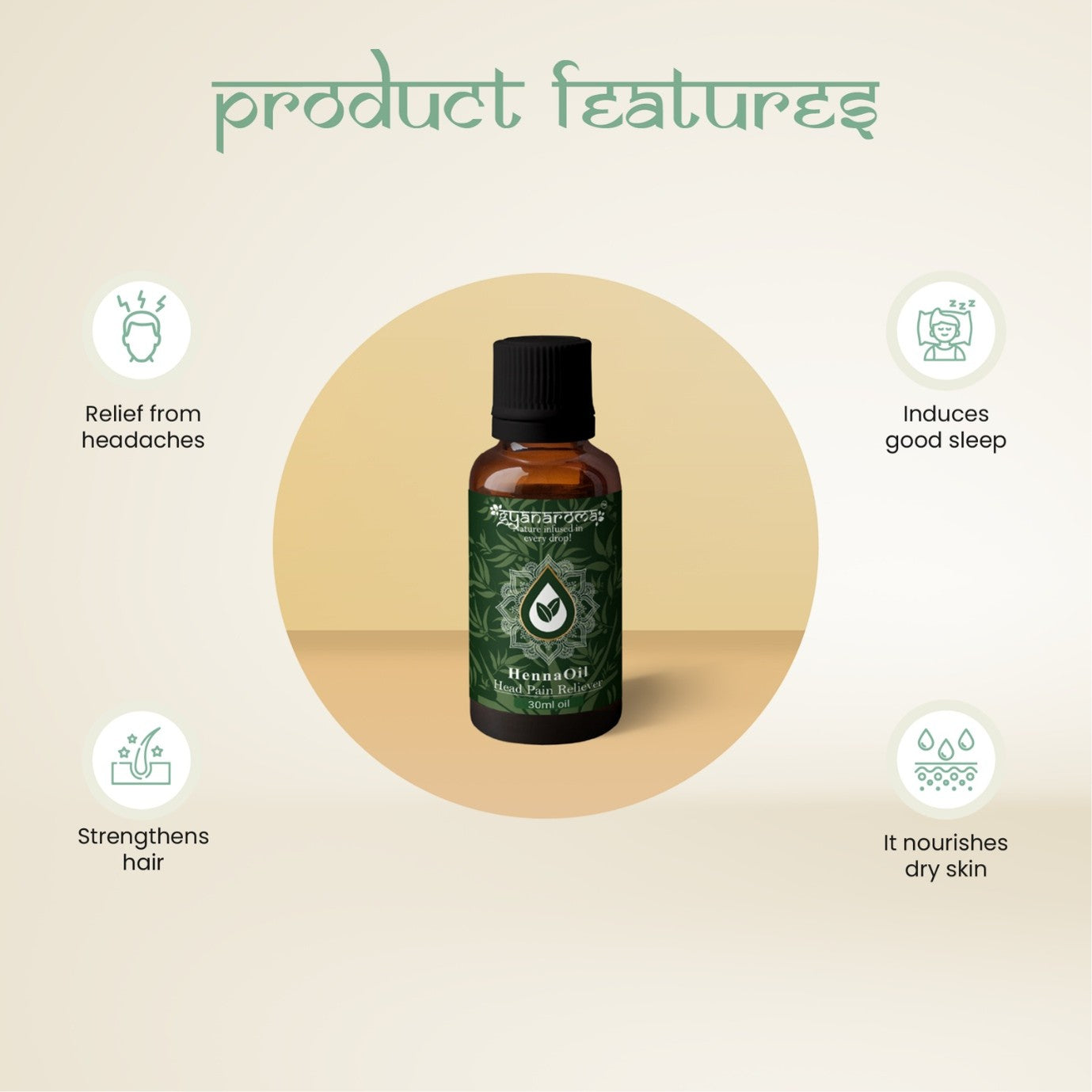Henna Oil - Gyanaroma