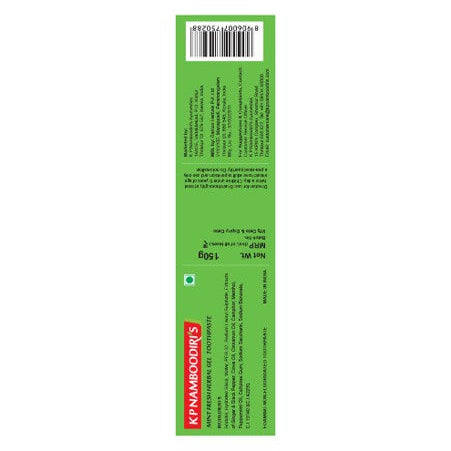 Mint Fresh Herbal Gel Toothpaste with Ginger, Clove & Mint - K P Namboodiris