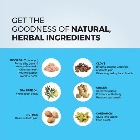 Natural Salt Toothpaste - K P Namboodiris