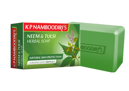 Neem & Tulsi Herbal Soap - K P Namboodiris