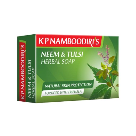 Neem & Tulsi Herbal Soap - K P Namboodiris
