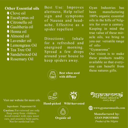 Peppermint Oil - Gyanaroma
