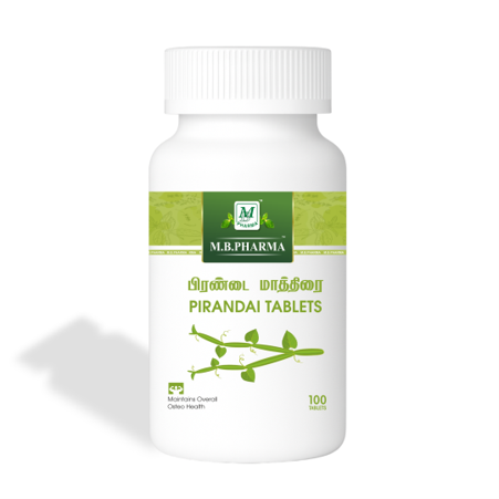 Pirandai Tablets - M.B. Pharma (100 Tabs)
