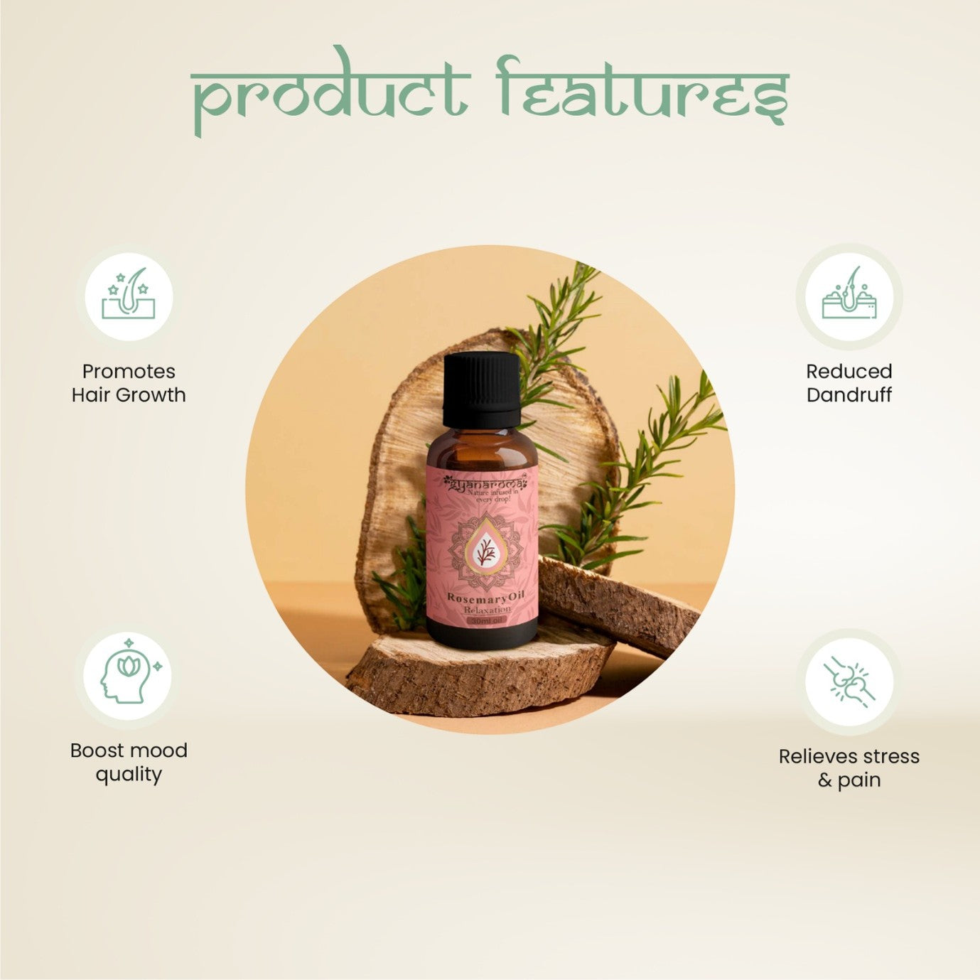 Rosemary Oil - Gyanaroma
