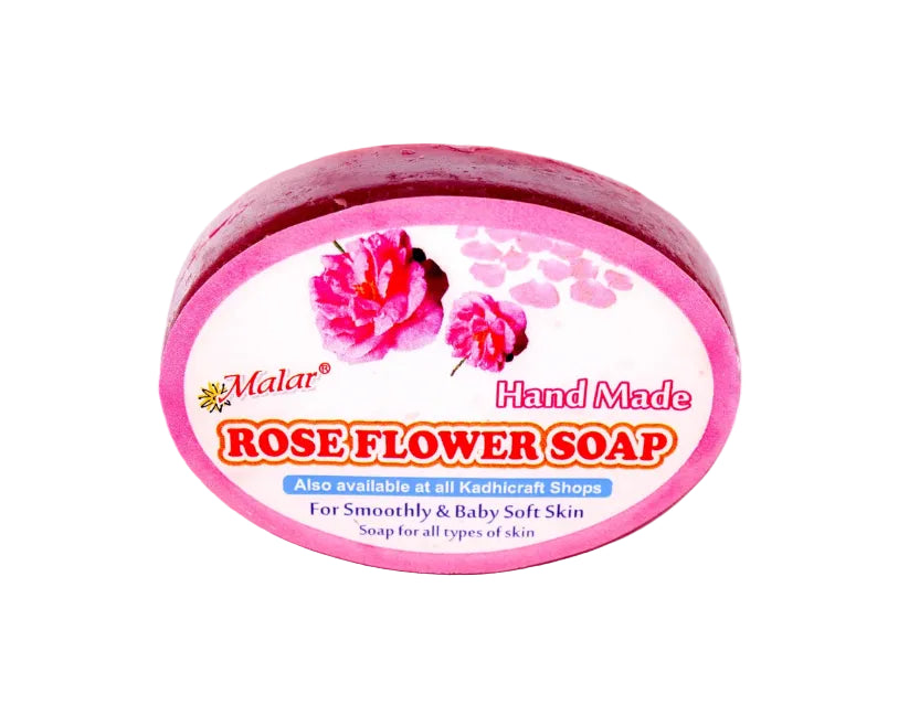 Rose Flower Soap (Pack of 2) - Malar Herbals