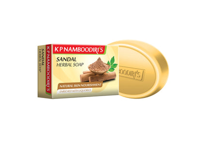 Sandal Herbal Soap - K P Namboodiris