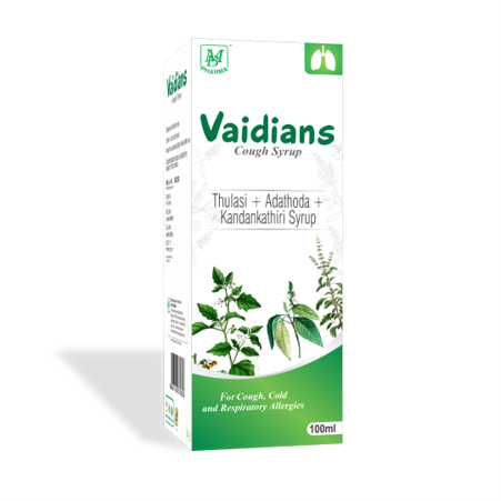 Vaidians Cough Syrup - M.B. Pharma (100ml)