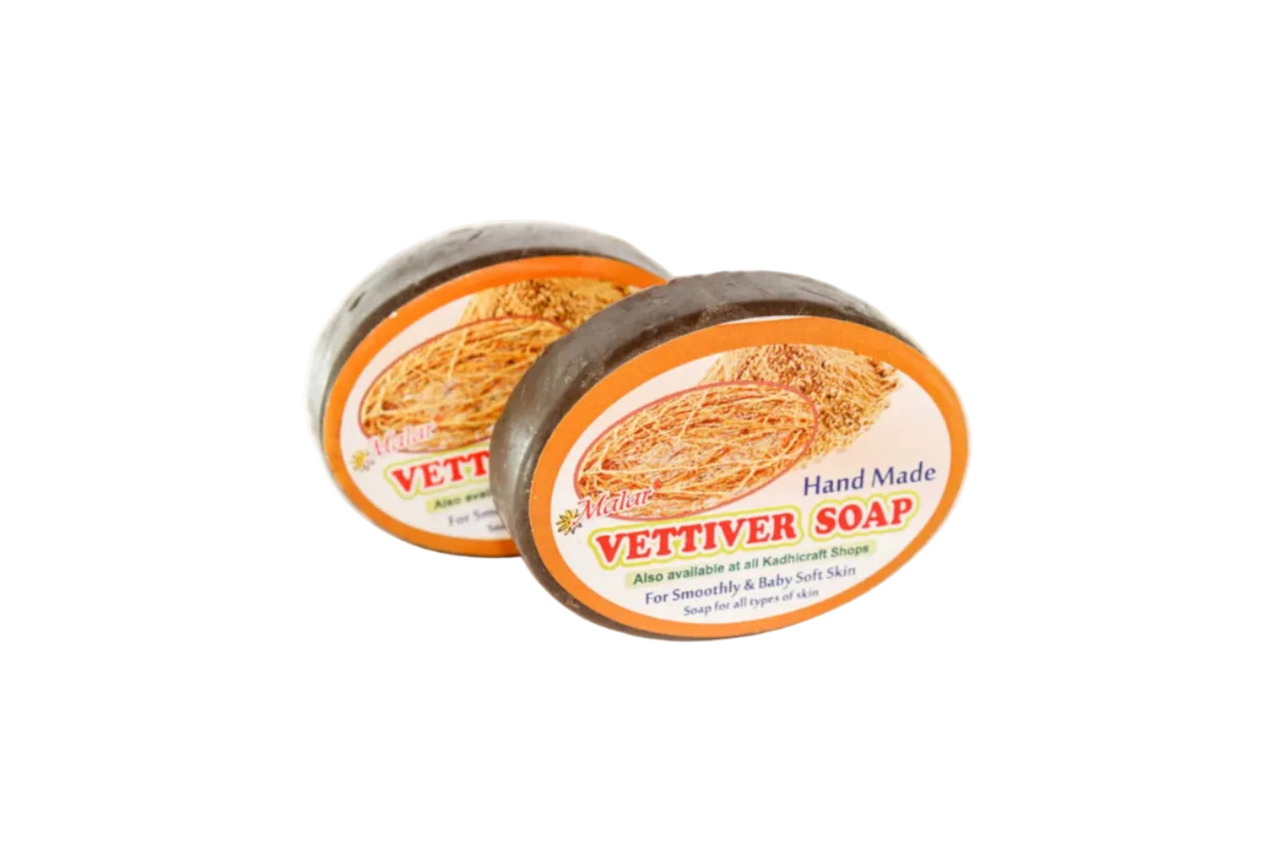 Vettiver Soap (Pack of 2) - Malar Herbals